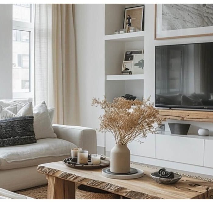 How to Style a Living Room TV Wall Without It Taking Over the Room