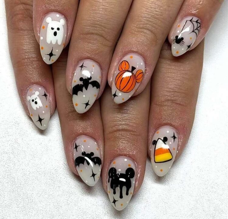 32 Cutest Disney Halloween Nail Designs for Your October Mani