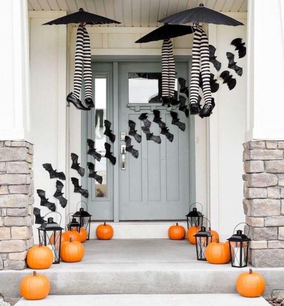 halloween porch decor