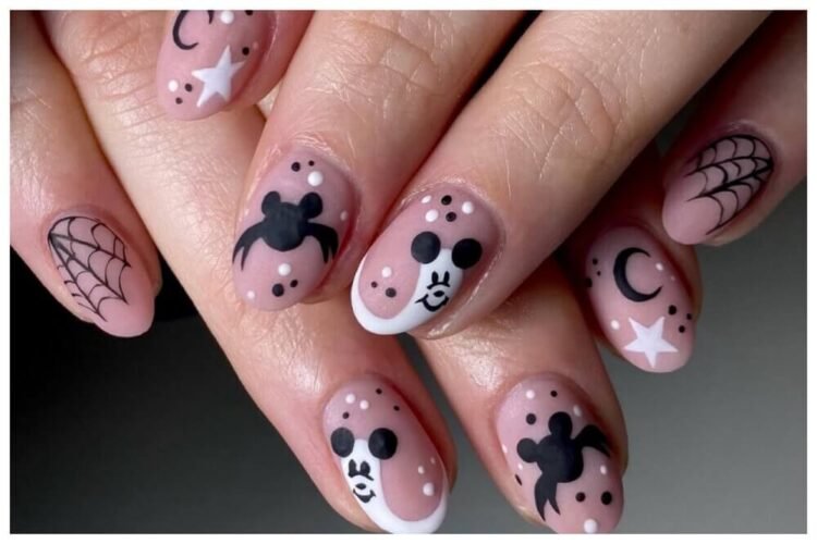 Disney Halloween Nail designs