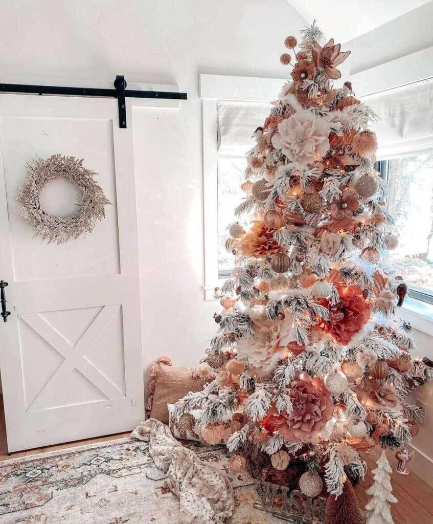 white christmas tree decor ideas