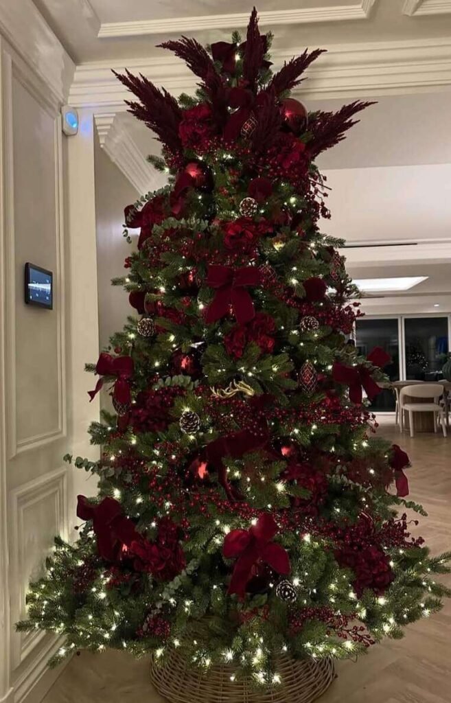 bow christmas tree ideas