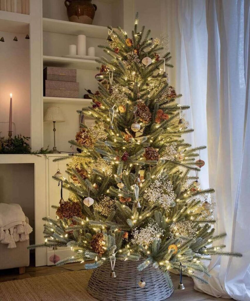 gold christmas tree ideas