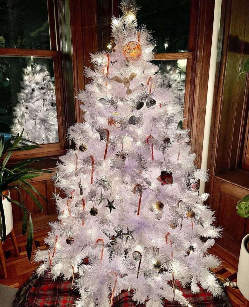 white christmas tree ideas