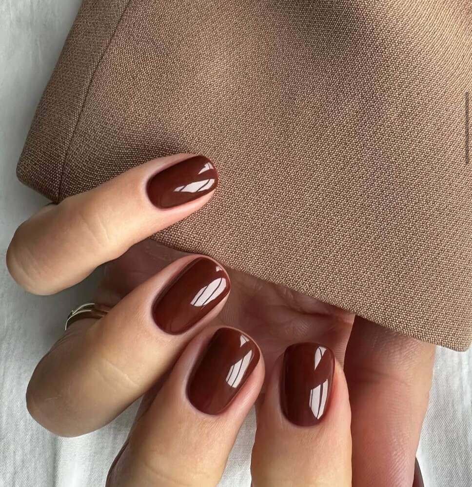 brown nail designs
