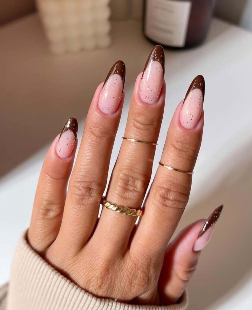 brown nail designs