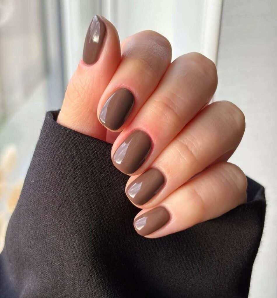 brown nail designs