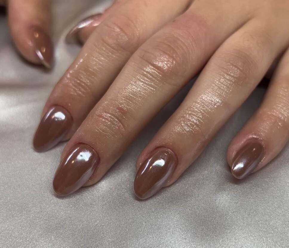 brown nail designs