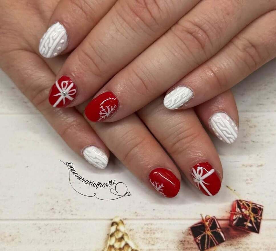 sweater nail ideas