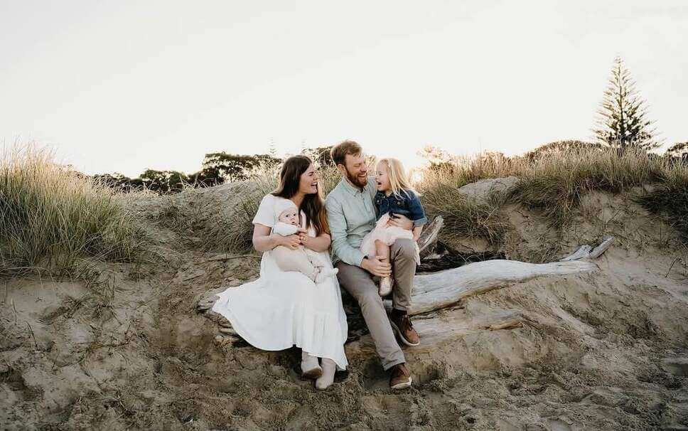 winter beach family photoshoot outfit
