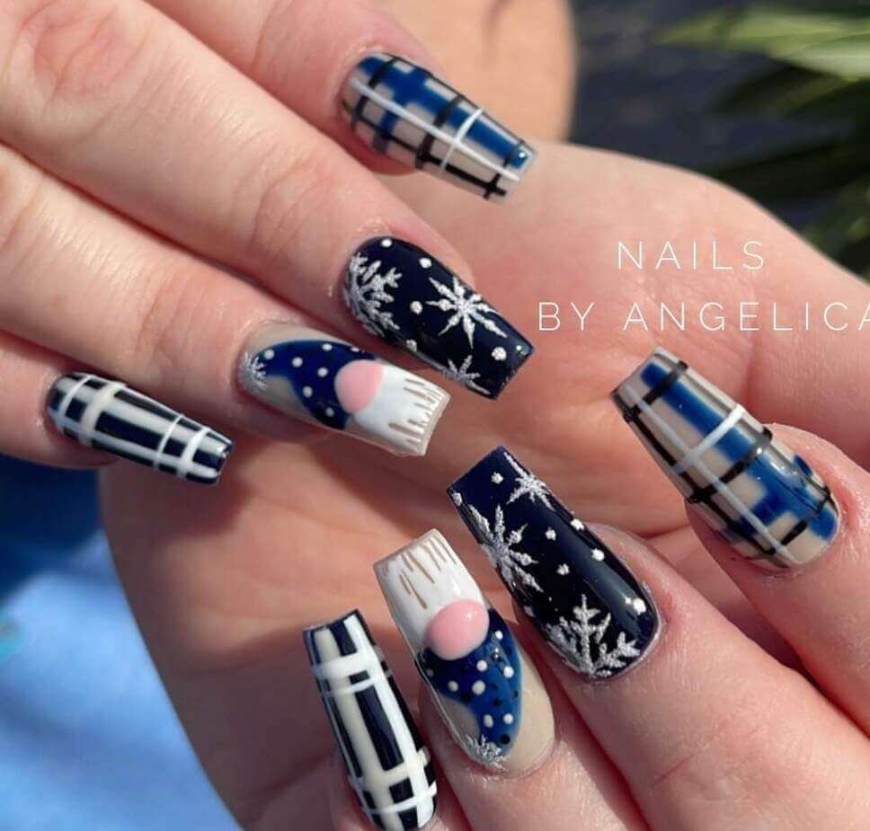 christmas gnome nail designs 