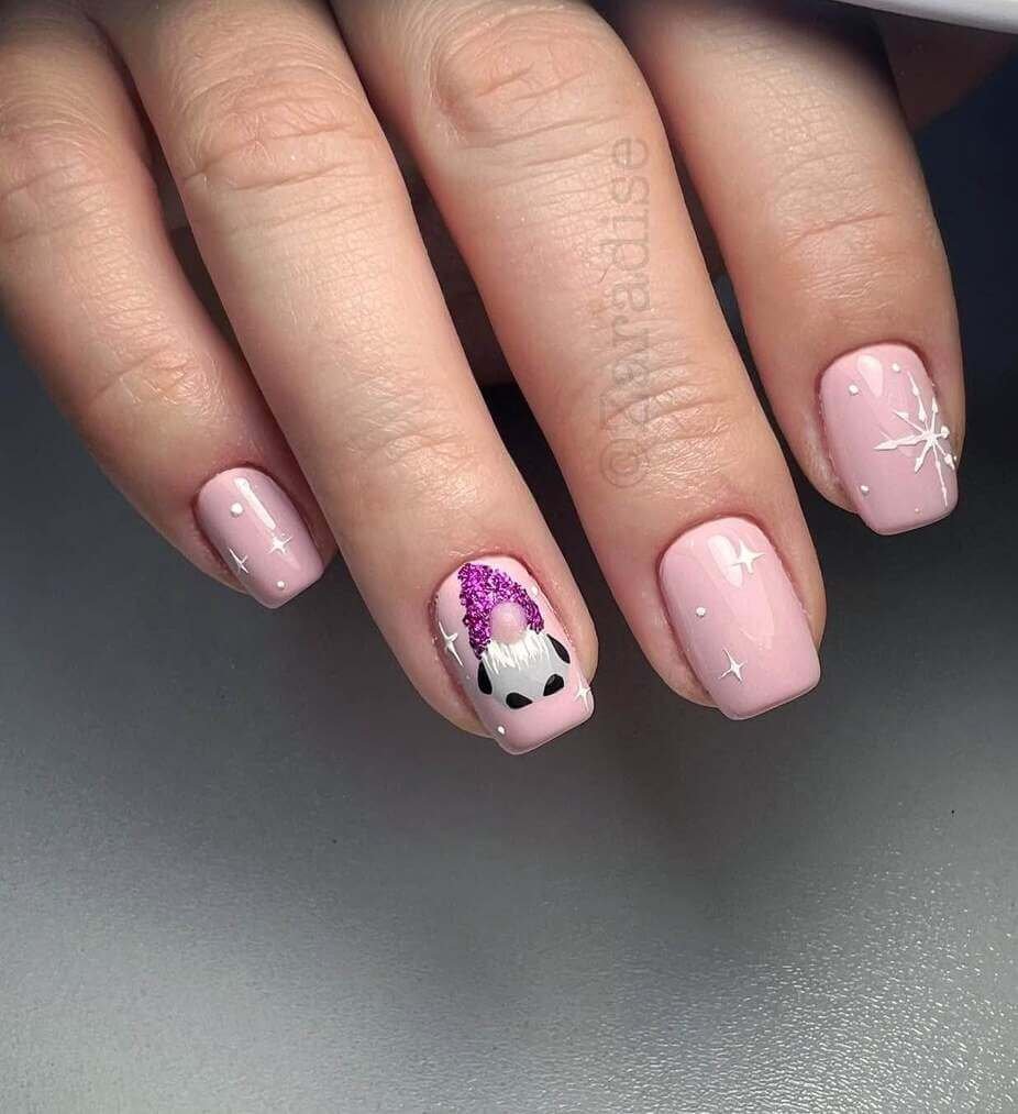 christmas gnome nail designs 