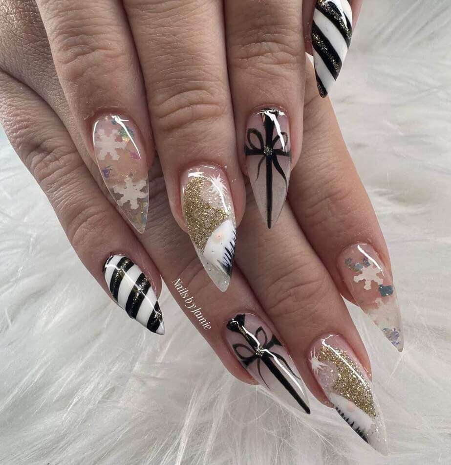 christmas gnome nail ideas