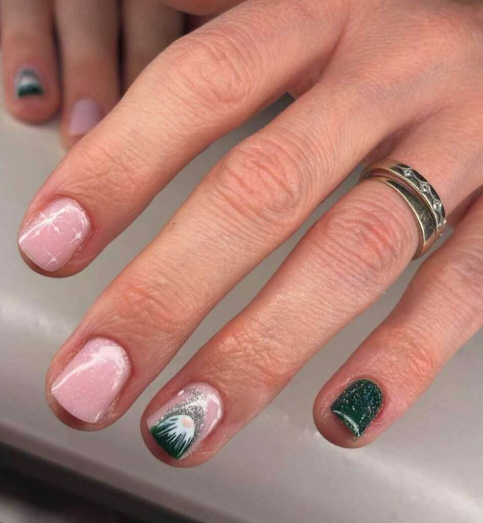 christmas gnome nail designs