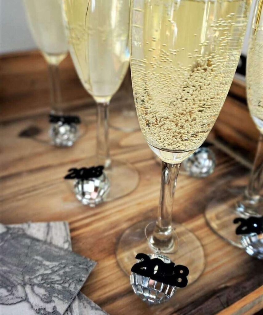 New Year party decor