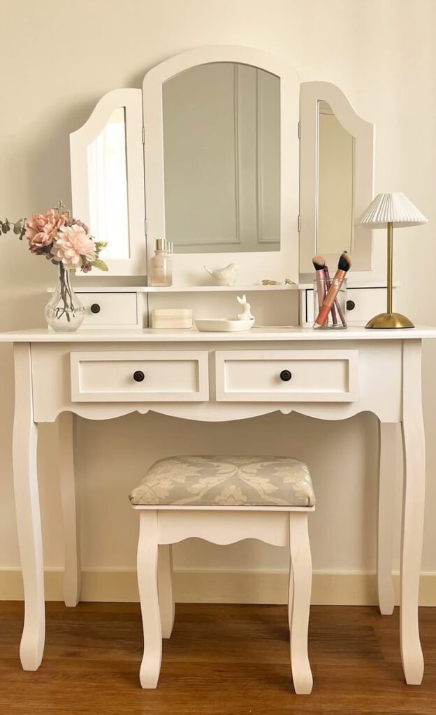 vintage makeup vanity