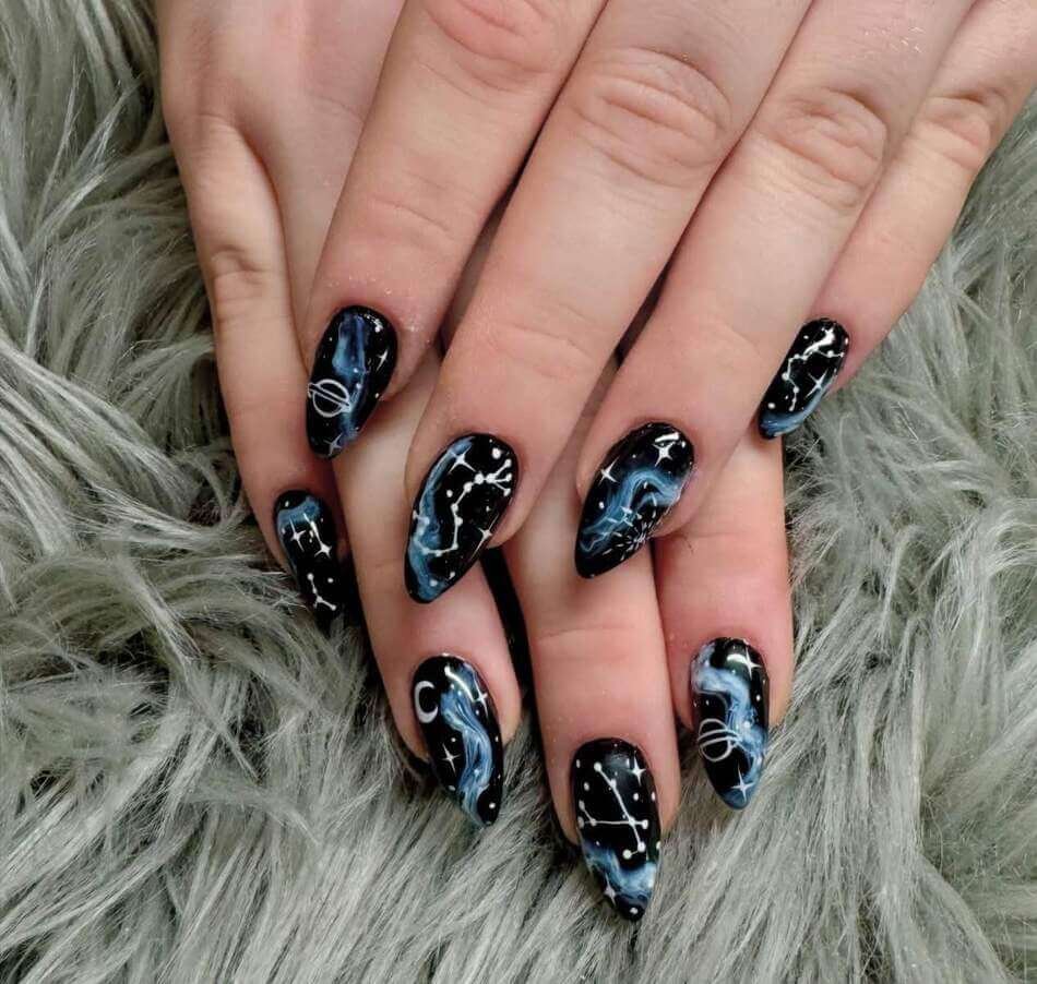 zodiac nail designs 