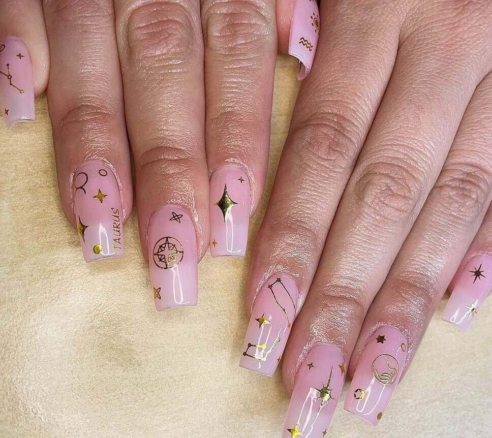 zodiac nail designs 