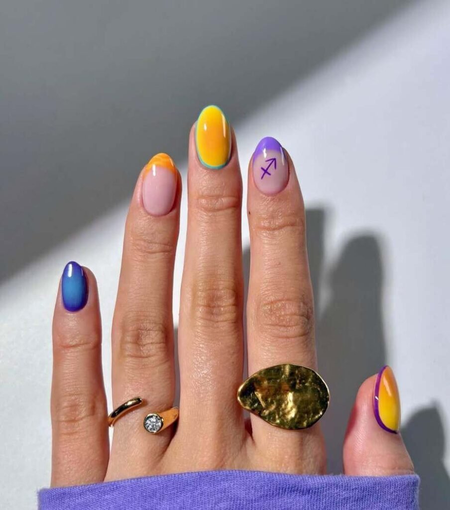 zodiac nail designs 