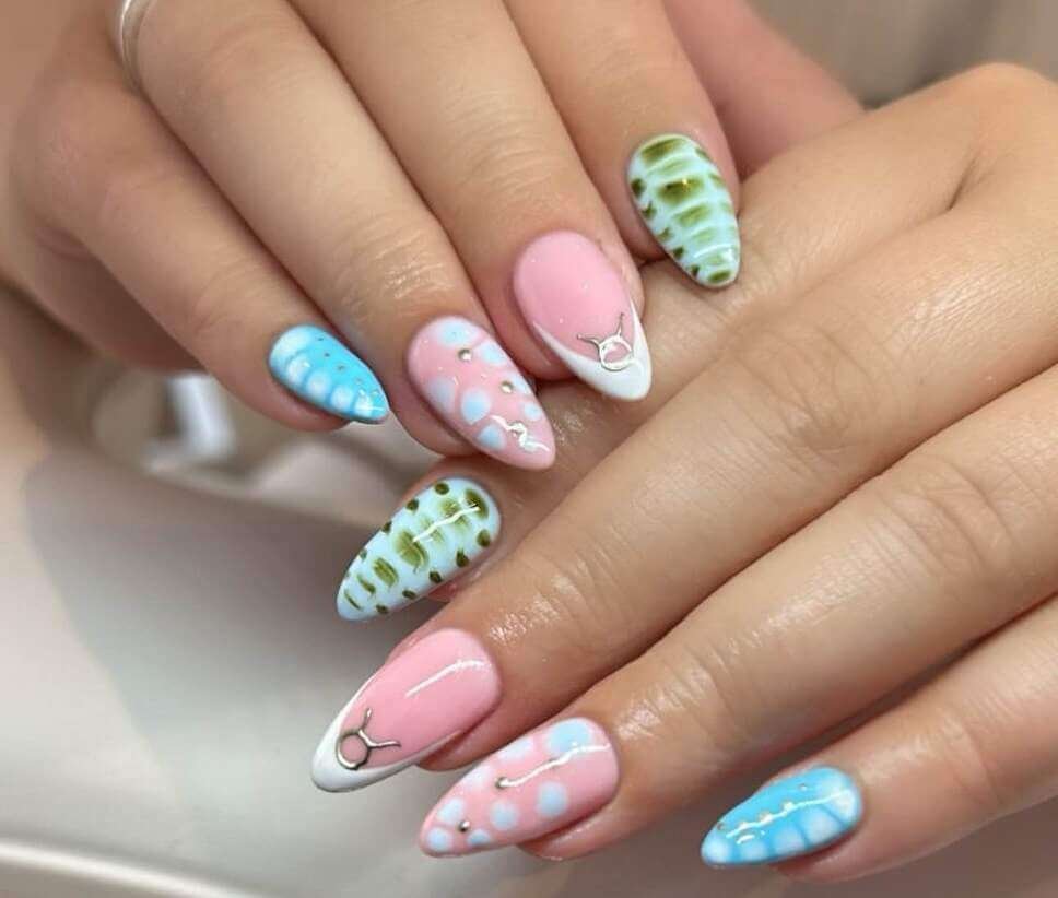 zodiac nail designs 