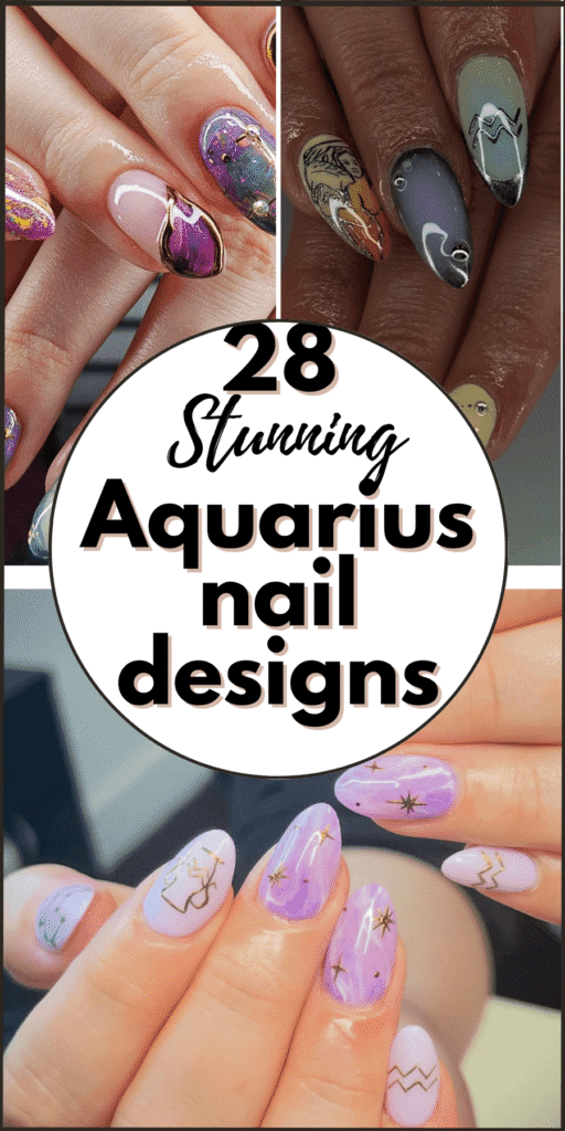 aquarius nail designs