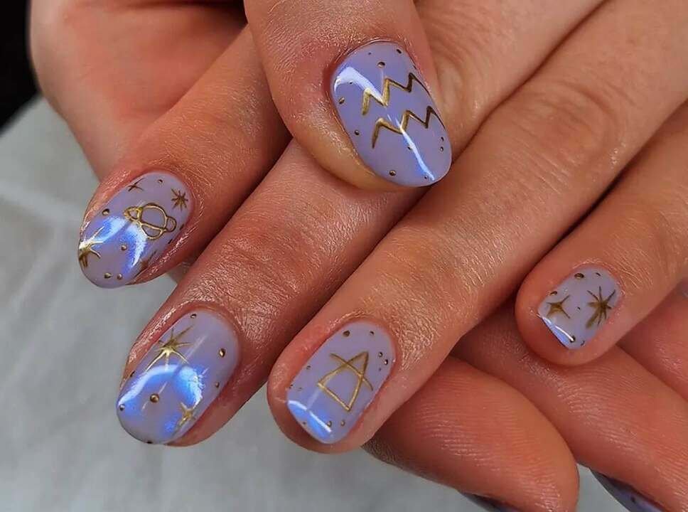 aquarius nail designs 