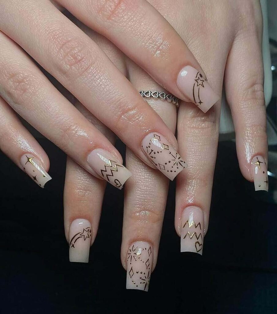 aquarius nail designs 