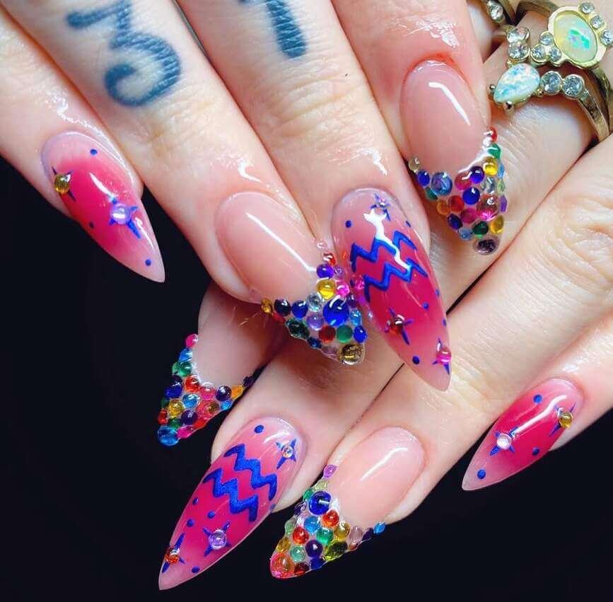 aquarius nail designs 