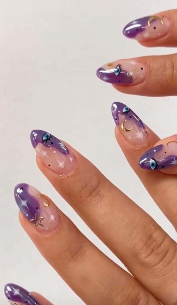 aquarius nail designs 