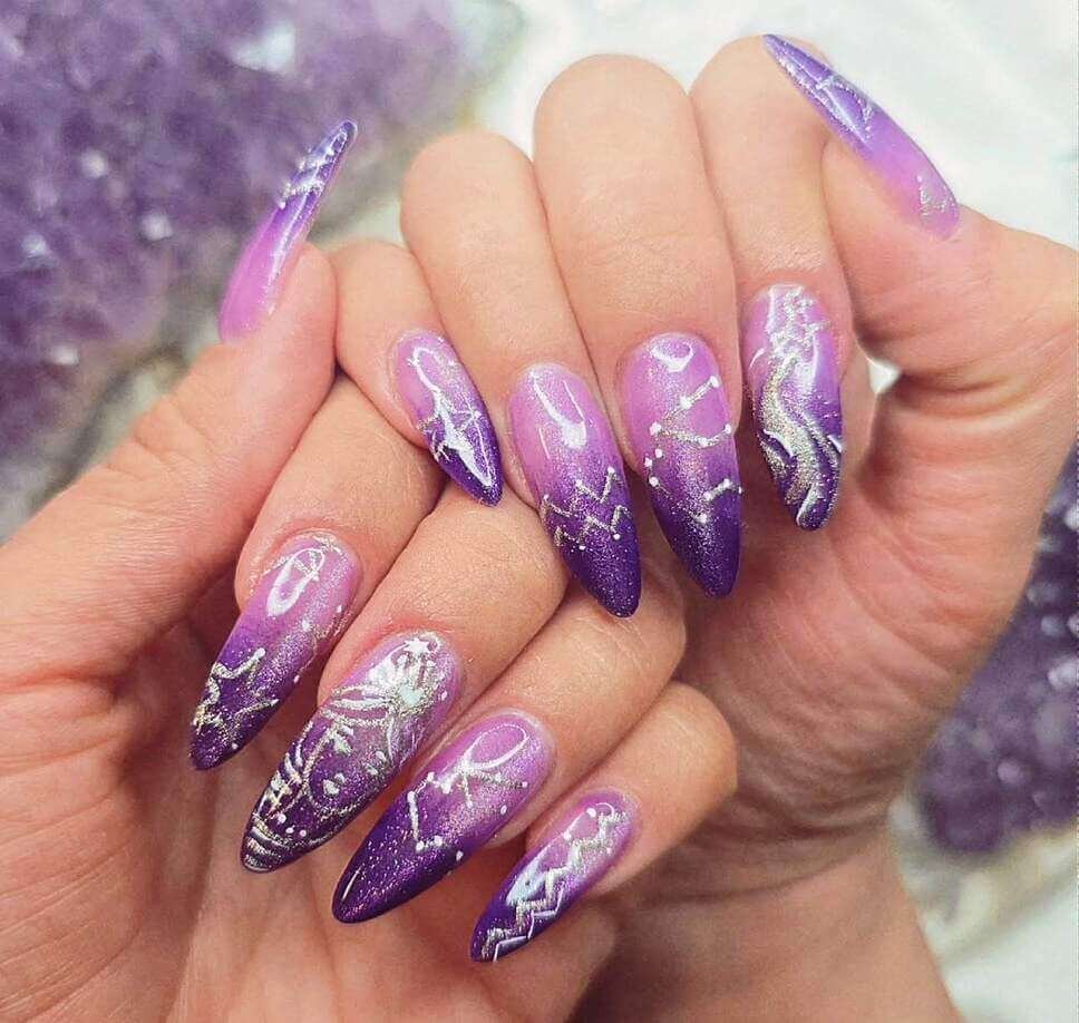 aquarius nail designs 