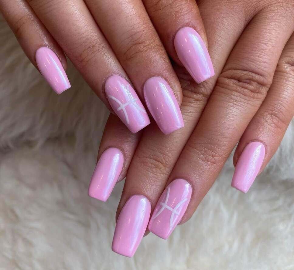 pisces nail designs 