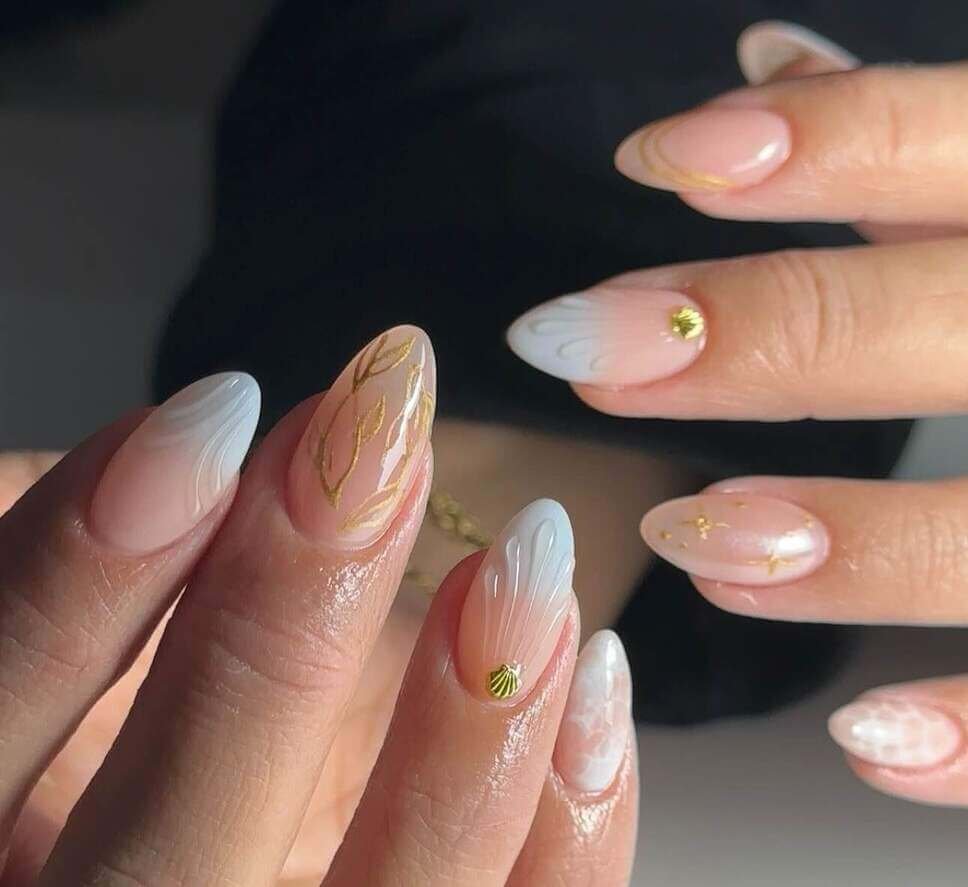 pisces nail designs 