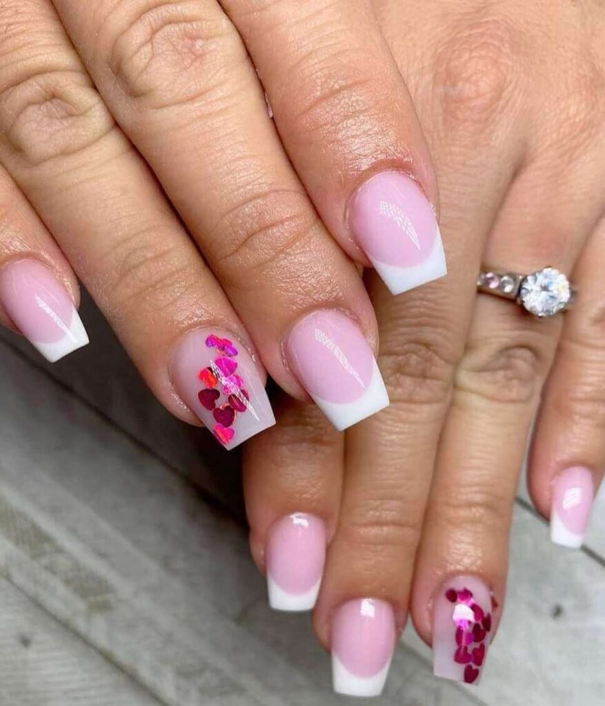 short valentine's nail designs 