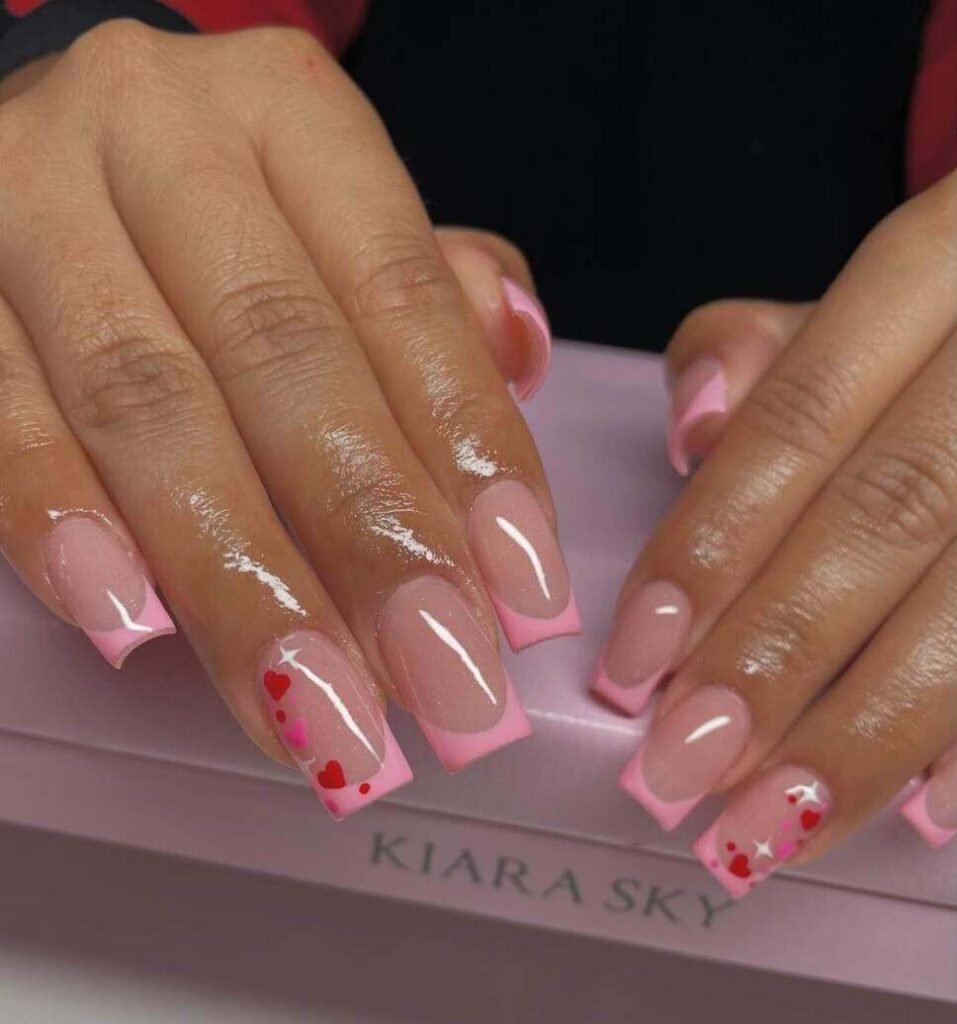 short valentine's nail designs 