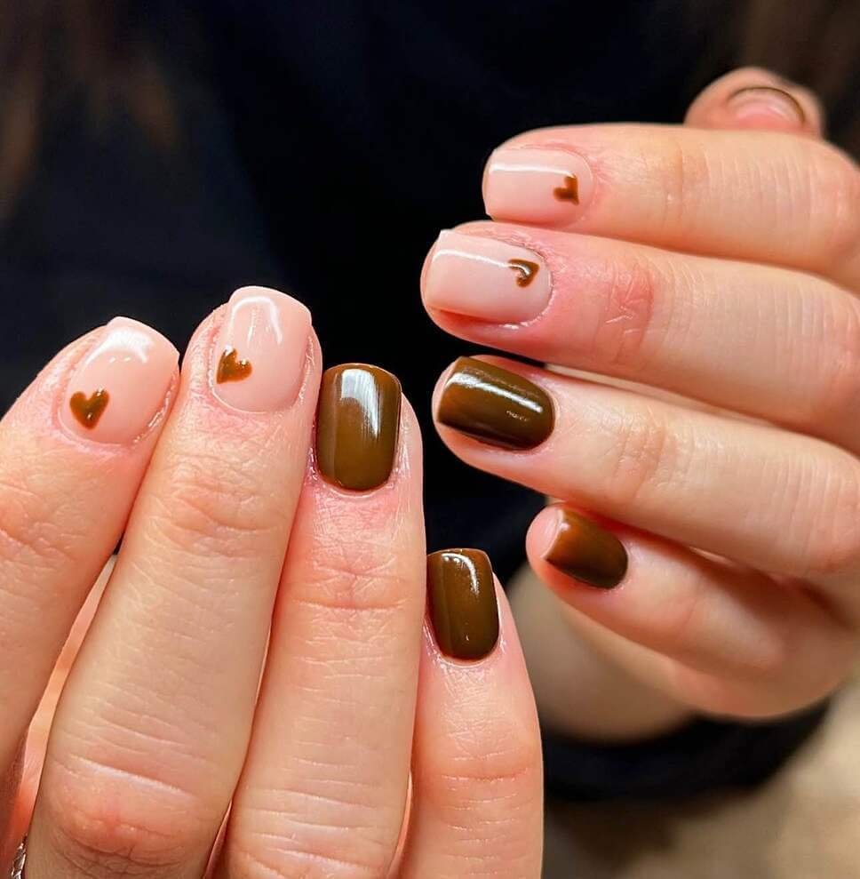 short valentine's nail designs 