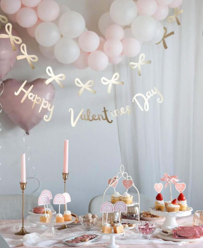 valentine's day party ideas for a dessert table