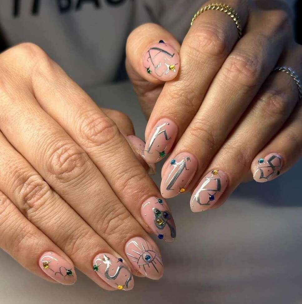 aries nail designs 