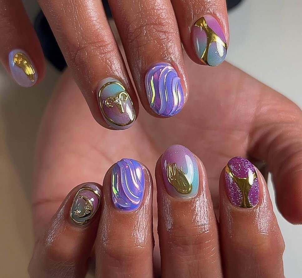 aries nail designs 