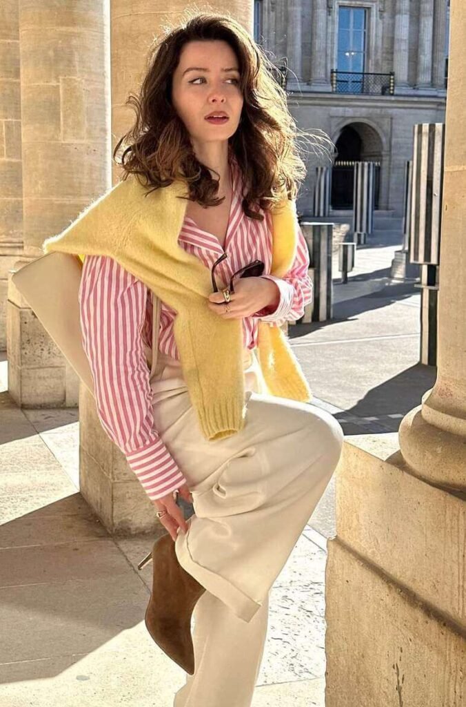 brunch outfit spring colorful