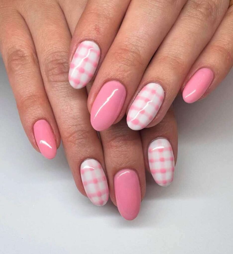 pink spring nails 