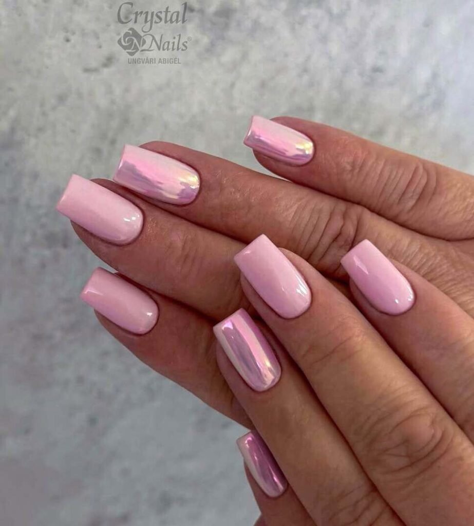 pink spring nails 