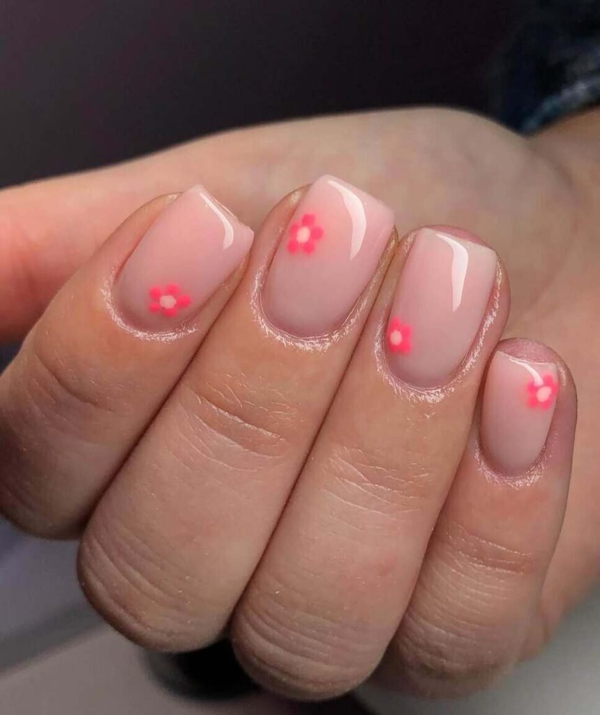 simple spring nails 