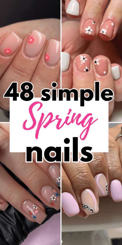 simple spring nails 