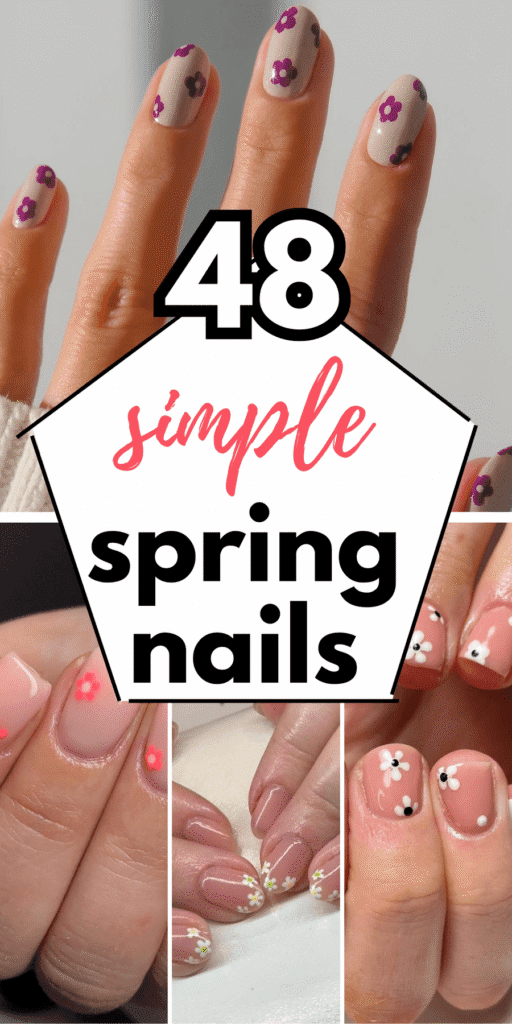 simple spring nails 