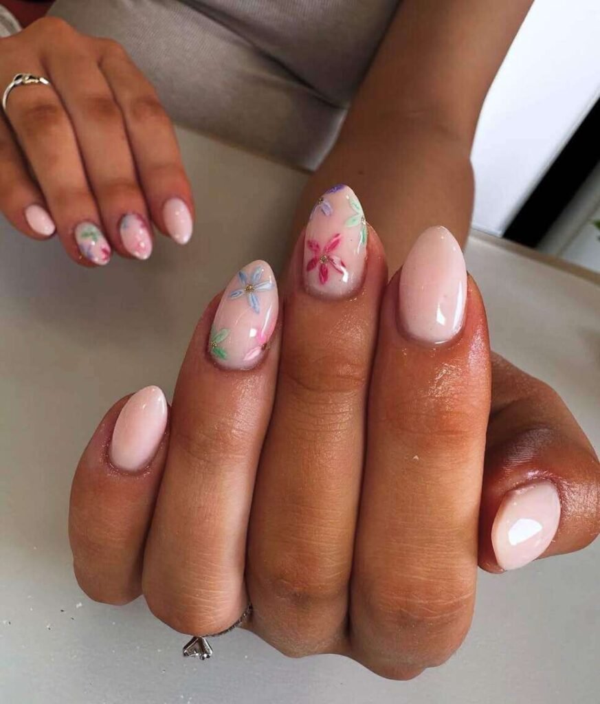 simple spring nails 