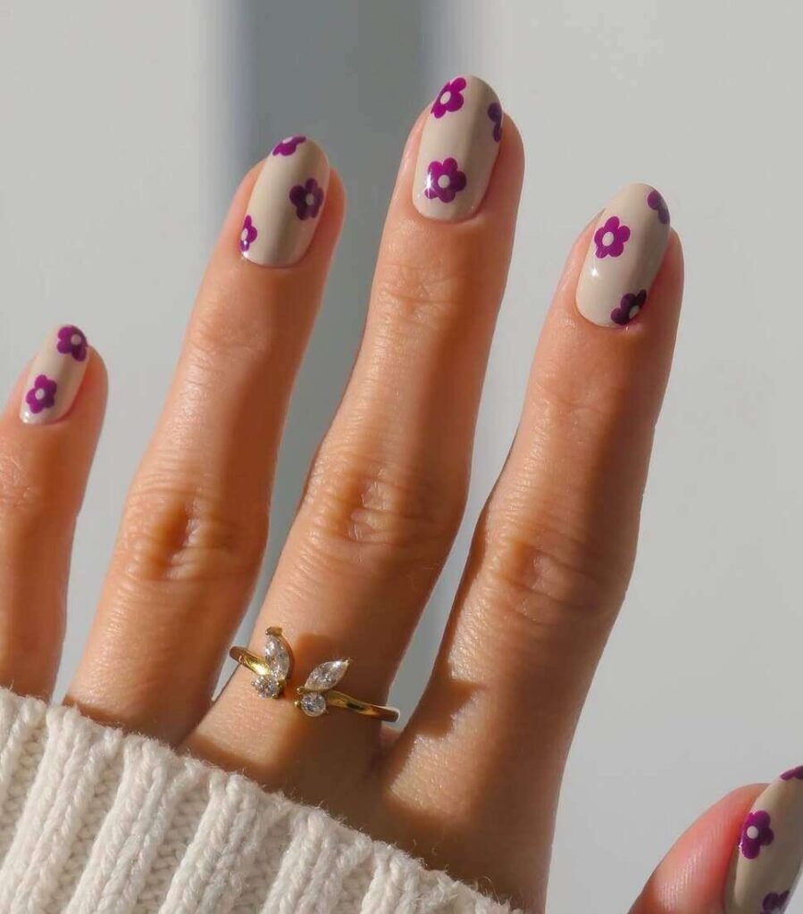 simple spring nail designs