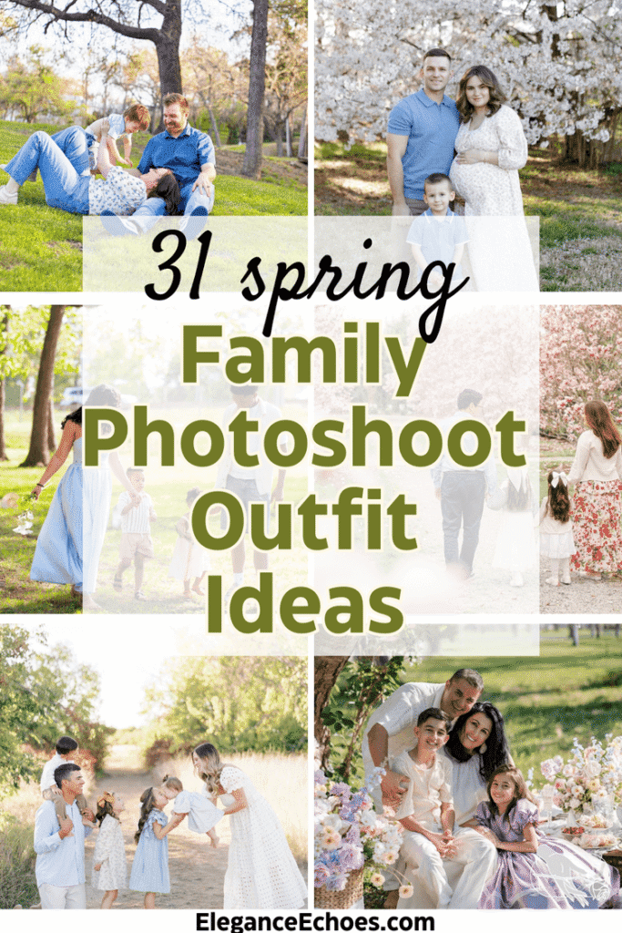 spring family photoshoot outfit ideas