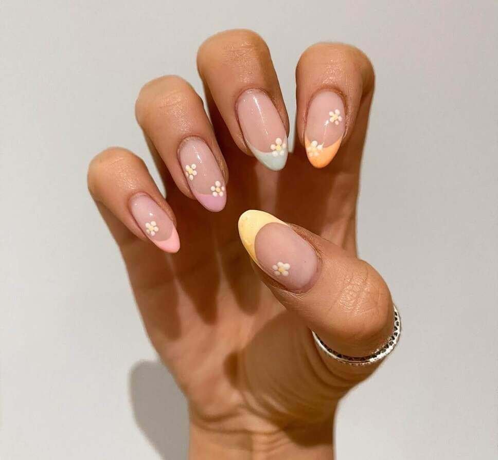pastel Easter nails 