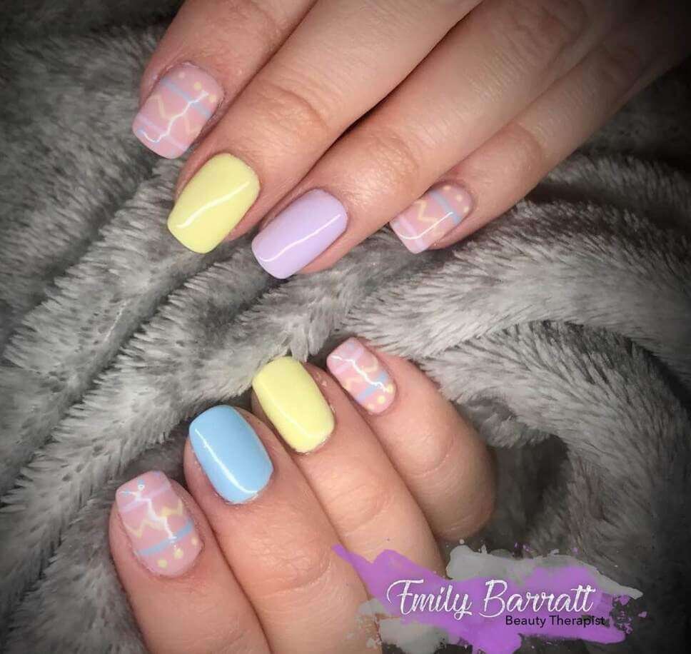 pastel Easter nails 