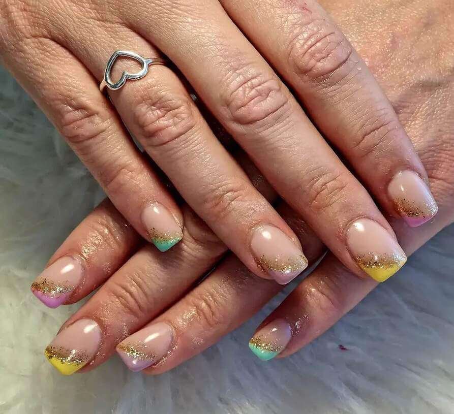 pastel Easter nails 